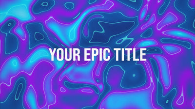 Abstract Modern Artsy Colorful Animated Text Logo Reveal