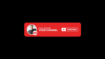 Clean Social Video Platform Subscribe And Like Button Animation