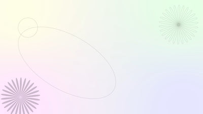 Elegant Gradient Flower Elements Background