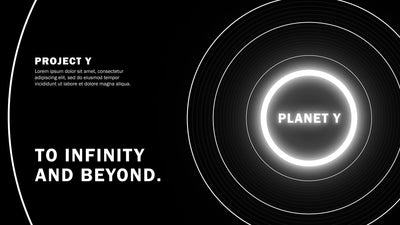 Urban Glowing Circles Modern Kinetic Text Title Intro Opener