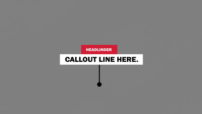 Modern Clean Call Out Title Pop Up Info Variation 04