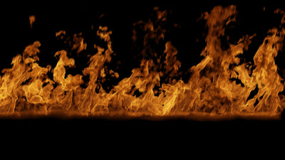 Flame Burning Hot Transition Fire 01