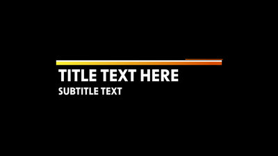 Simple Clean Rectangle Shape Lower Third Animation