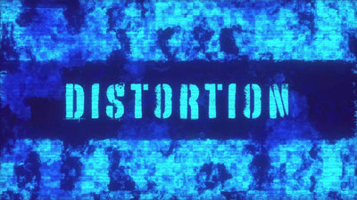 Glitching Duotone Grunge Blocky Distorted Text Title Intro