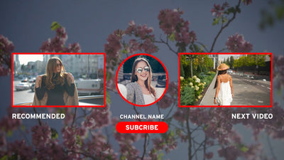 Social Media Video End Screen Modern Trendy Outro 06