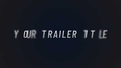 Mysterious Fade Blur Depth Cinematic Trailer Title Intro