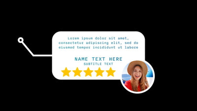 Call Out Title Testimonial Review Rating Infographic Panel