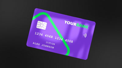 3D Bankcard Animation Professional Business Close-up