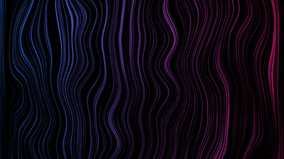 Modern Lines Streaming Colorful Waves Looping Background