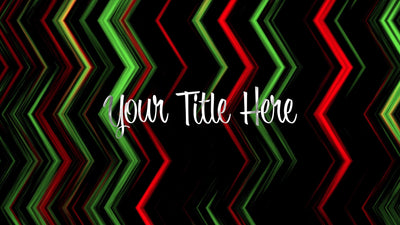 Santa Christmas Gift Wrapping Paper Title Intro
