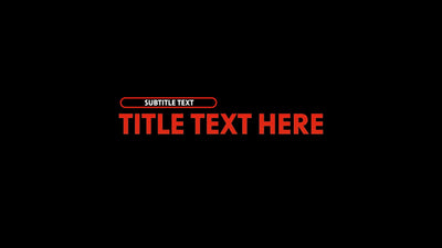 Sleek Modern Clean Gradient Text Title Lower Third