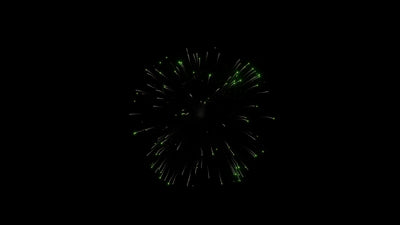 Green Fireworks 01
