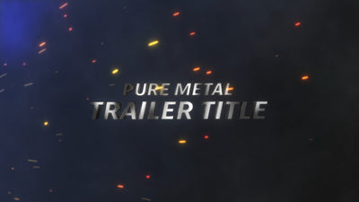 Action Trailer Embers Mist Metalic Text Movie Title Intro