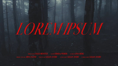 Blurry Grunge Old School Retro Movie Title Screen 04
