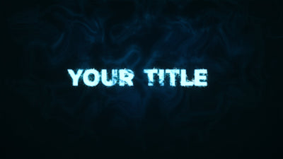 Horror Scary Mysterious Glitching Title Intro