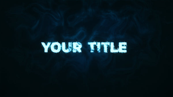 Horror Scary Mysterious Glitching Title Intro