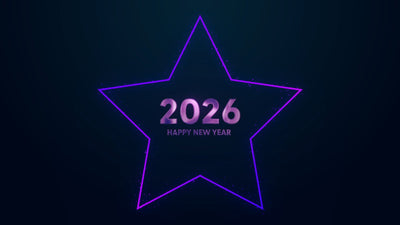 Floating Particles Star New Year Glow Shine Title