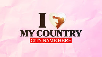 I Love My Country City Promotion Intro Opener Template