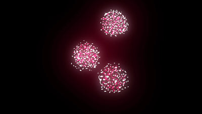 Cartoon Firework Element purple