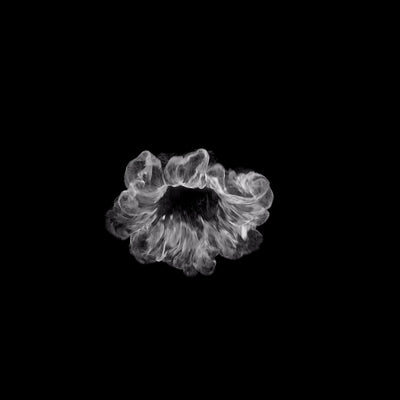 Magic Spell Energy Shockwave 02 Angled Black & White