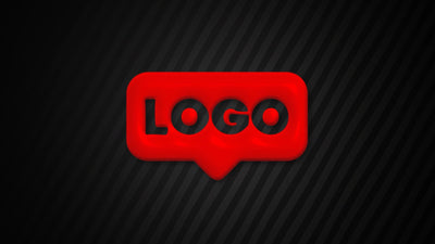 Carbon Fibre Strong Inflated Icon Animated Logo Reveal