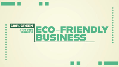Elegant Business Video Title Card With Background Variation 04