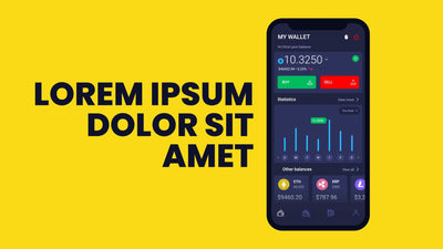 App Mobile Phone Application Promo Trendy Modern Look Template