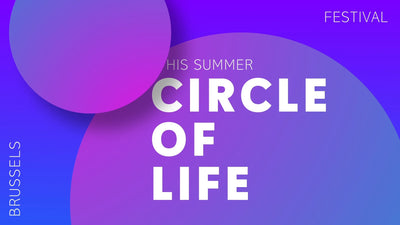 Fancy Modern Style Gradient Circles Text Event Title Intro