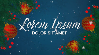 Christmas Family Magical Holiday Festive Particles Slideshow 05