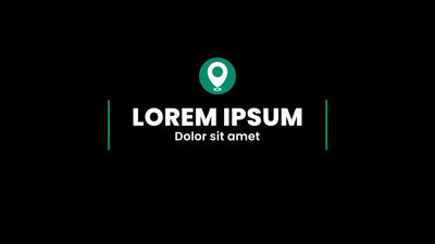Modern Universal Pop Up Pin Location Lower Third