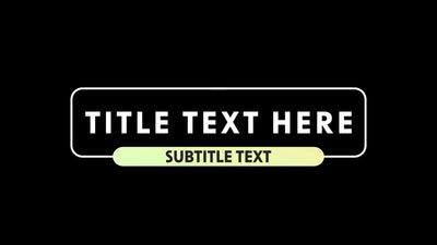 State Of The Art Gradient Clean Modern Lower Third