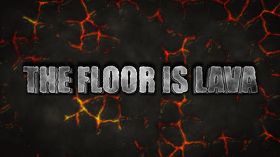 Stone Text On Magma Lava Texture Title Intro