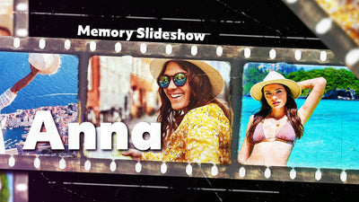 Grunge Memory Film Roll Slideshow