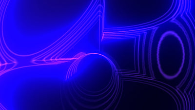 Neon Outlined Logo Reveal