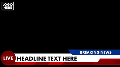Full Screen Live News Overlay Variation 02