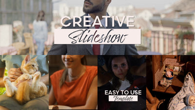 Multi Screen Slideshow Image Panels Creative Style Template
