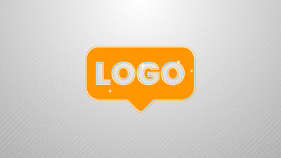 Cartoon Clean Shiny Star Glitter Logo Reveal