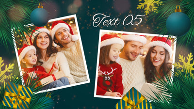 Christmas Family Magical Holiday Festive Particles Slideshow 04