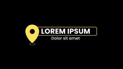 Modern Universal Pop Up Pin Location Lower Third