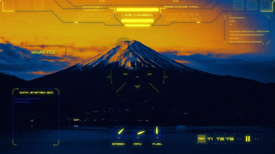 Hollywood HUD Drone Overlay 05 Background