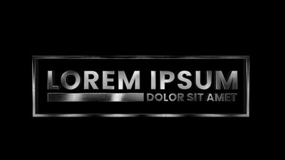 Rough Metal Text Scratch Realistic Metalic Title Intro 02