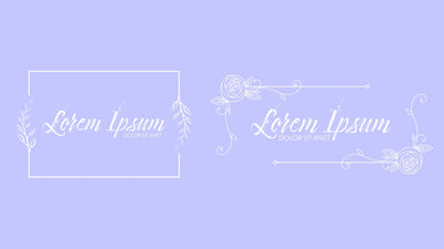 Wedding Title Hand Drawn Beautiful Screen Romantic Love 16