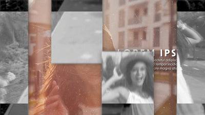 Modern Grunge Multi Panel Effect Slideshow