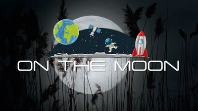 Moon Space Travel Astronaut Title Intro