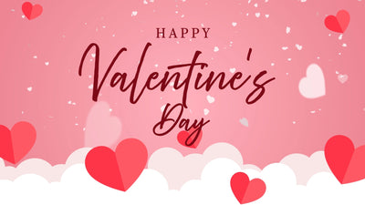 Valentine Love Heart Falling Particles Pink Cloud Intro Title