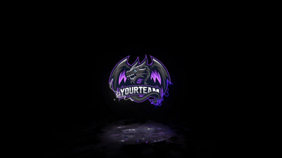 Glitch Strobe Outline Glow RGB Distortion Reflection Logo Reveal