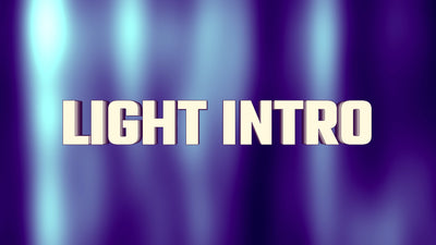Modern Style Light Title Intro Shine Bold Text