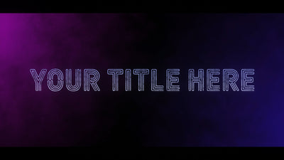 Colorful Duotone Bright Grunge Cinematic Trailer Title Intro