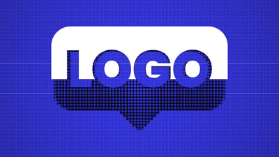 Builders Blueprint Grid Iocn Guide Lines Logo Reveal