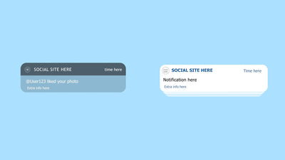 Mobile Interface Notification Pop Up Text Bubbel 01